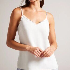 Ted Baker Andreno Strappy Camisole - White - Size 4 (XS)